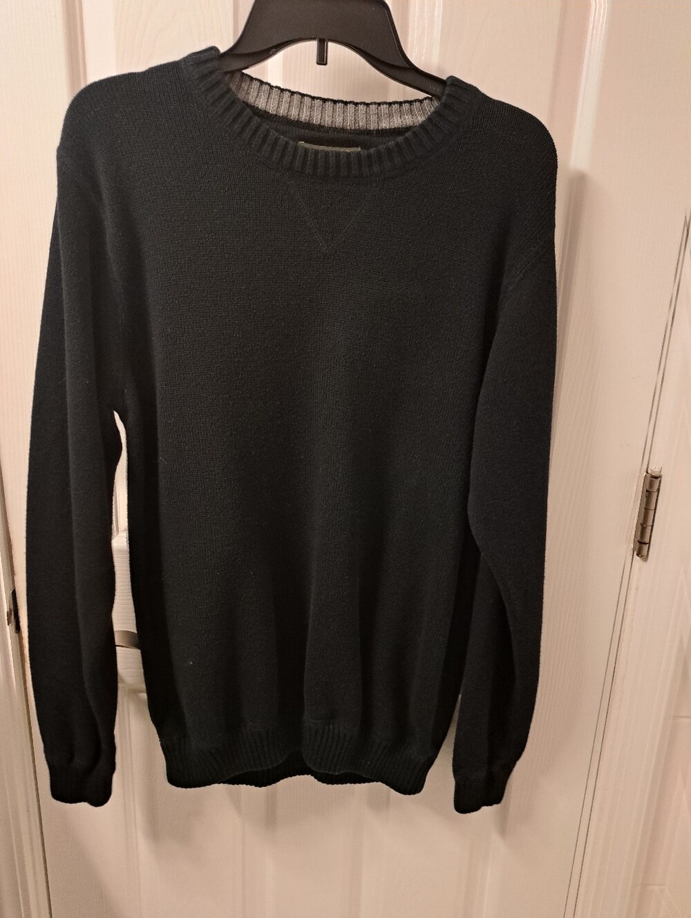 Eddie Bauer Men's Crewneck Sweater in Black
